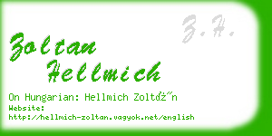 zoltan hellmich business card